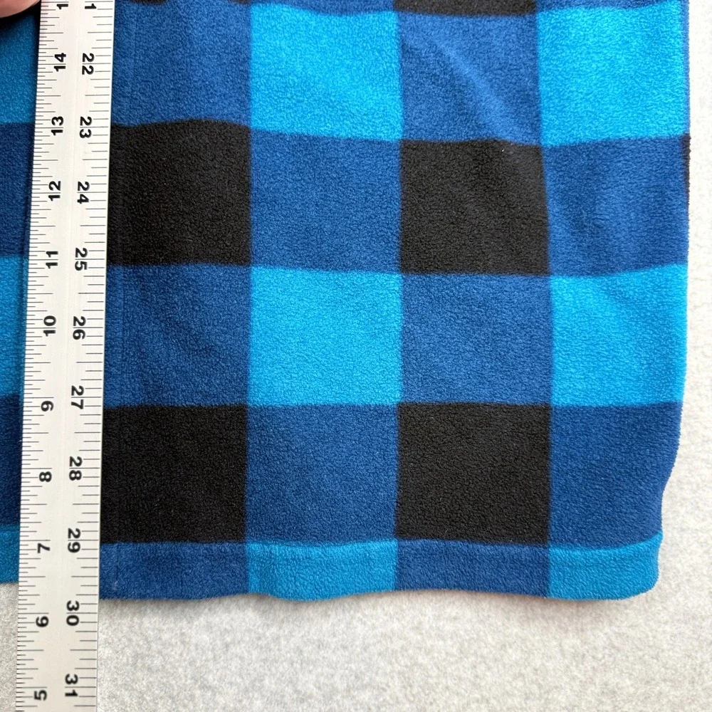 ThirtyTwo Repel Fleece Water Repellent Flannel Shirt Mens M Blue Plaid Snowboard